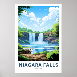 Niagara Falls Canada Travel Poster