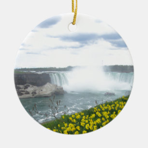 Niagara Falls Canadian Side Ceramic Tree Decoration