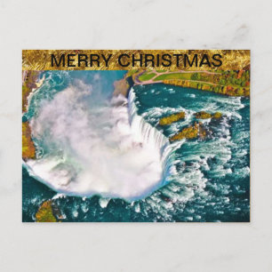 Niagara Falls Christmas Postcard