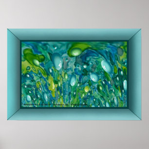 " NIAGARA FALLS CLOSE-UP " by: Robert Singletary Poster