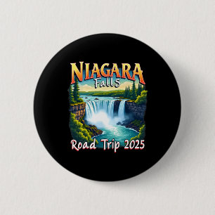 Niagara Falls Family Vacation Road Trip 2025 Trip 6 Cm Round Badge