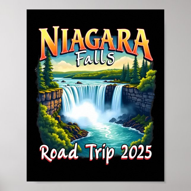 Niagara Falls Family Vacation Road Trip 2025 Trip  Poster (Front)