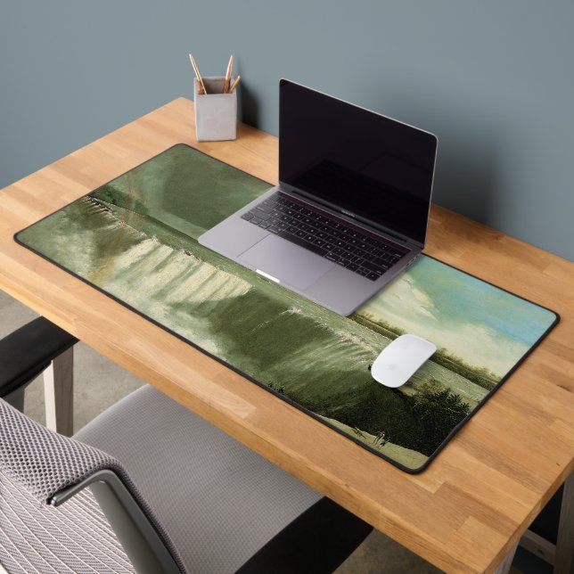 Niagara Falls From Table Rock by John Vanderlyn Desk Mat (Office 2)