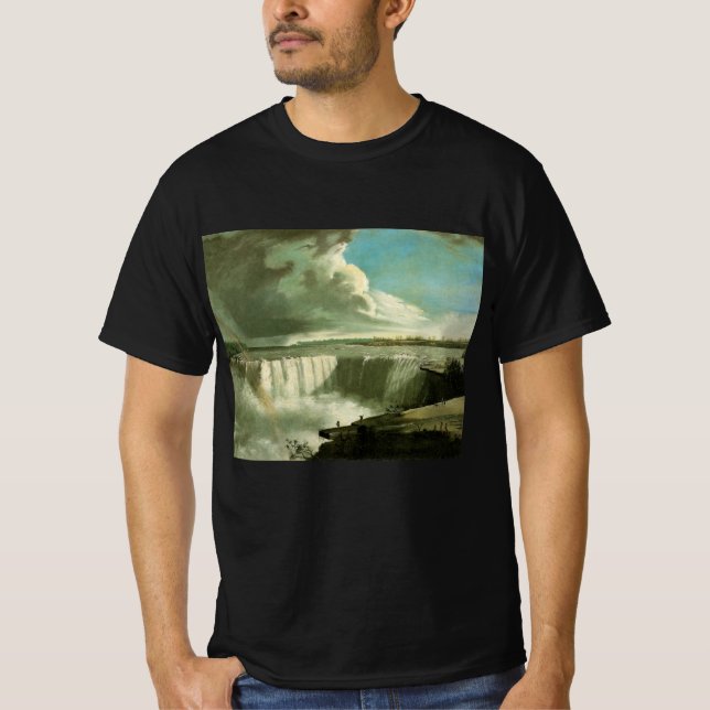 Niagara Falls From Table Rock by John Vanderlyn T-Shirt (Front)