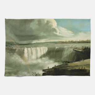 Niagara Falls From Table Rock by John Vanderlyn Tea Towel