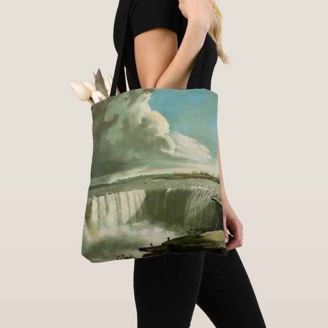 Niagara Falls From Table Rock by John Vanderlyn Tote Bag (Close Up)