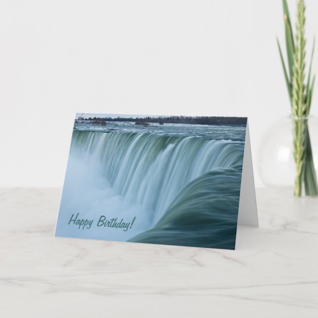 Niagara Falls Happy Birthday! Card (Front)