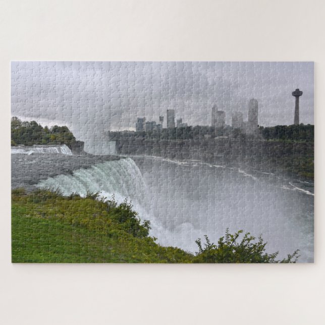Niagara Falls in the Mist, New York  Jigsaw Puzzle (Horizontal)