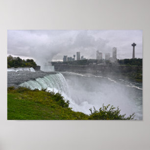 Niagara Falls in the Mist, New York Poster