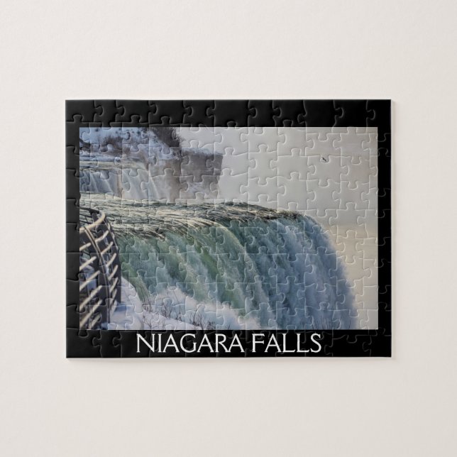 Niagara Falls in the Winter Jigsaw Puzzle (Horizontal)