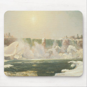 Niagara Falls in Winter (Ice in the Water) Mouse Pad