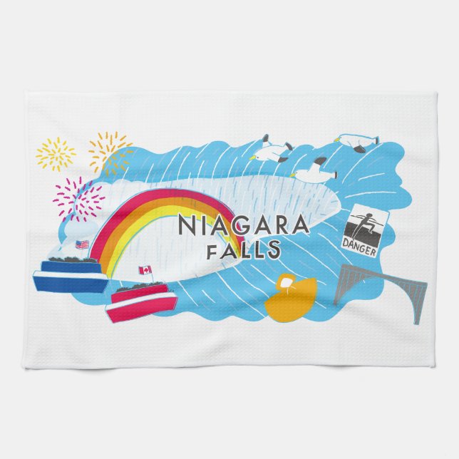 Niagara Falls Kitchen towel (Horizontal)