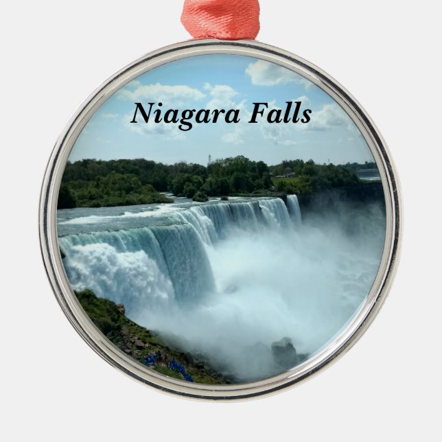 Niagara Falls Metal Tree Decoration (Front)