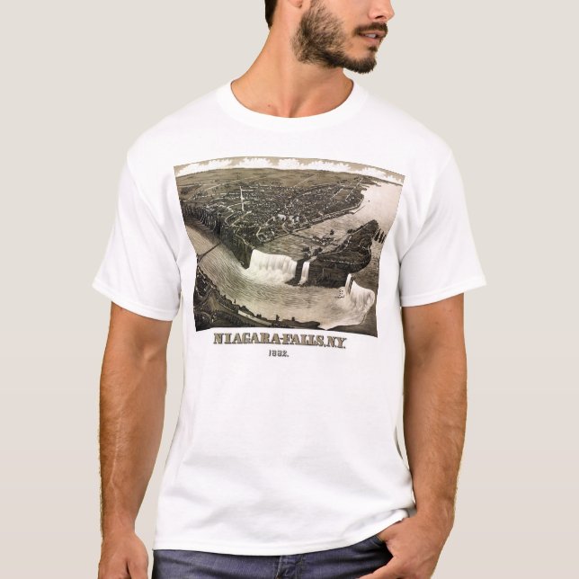 Niagara Falls, New York - 1882 T-Shirt (Front)