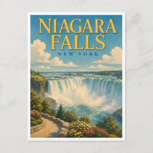 Niagara Falls New York Horseshoe Falls GeoSaga Postcard