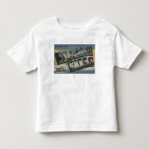 Niagara Falls, New York - Large Letter Scenes 2 Toddler T-Shirt