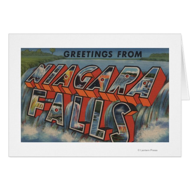 Niagara Falls, New York - Large Letter Scenes 3 (Front Horizontal)