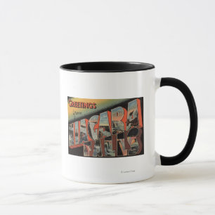 Niagara Falls, New York - Large Letter Scenes Mug