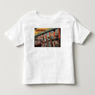 Niagara Falls, New York - Large Letter Scenes Toddler T-Shirt