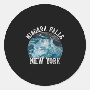 Niagara Falls New York Ny Classic Round Sticker