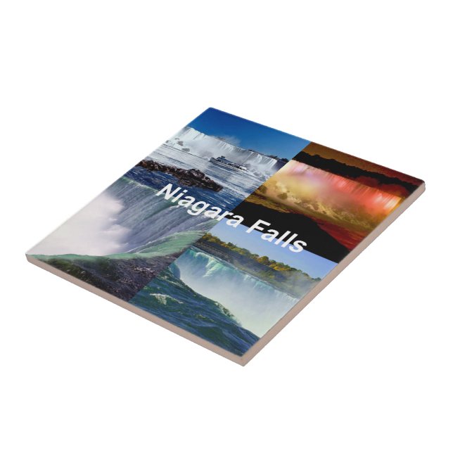 Niagara Falls New York Photo Views Ceramic Tile (Side)