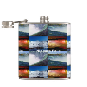 Niagara Falls New York Photo Views Hip Flask