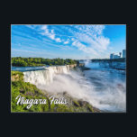 Niagara Falls, New York Postcard<br><div class="desc">This unique travel postcard showcases a stunning photograph of the beautiful Niagara Falls. You are welcome to customise all the available options to suit your preferences.</div>