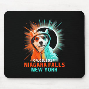 Niagara Falls New York Total Solar Eclipse 2024 Mouse Pad