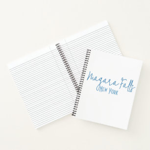 Niagara Falls, New York Travel Souvenir  Notebook
