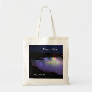 Niagara Falls night tote bag