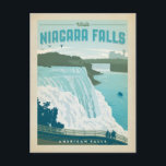 Niagara Falls, NY Postcard<br><div class="desc">Anderson Design Group is an award-winning illustration and design firm in Nashville,  Tennessee. Founder Joel Anderson directs a team of talented artists to create original poster art that looks like classic vintage advertising prints from the 1920s to the 1960s.</div>