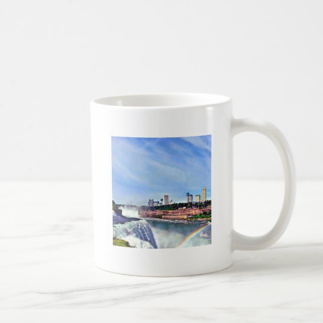 Niagara Falls NY - Under the Rainbow Coffee Mug (Right)