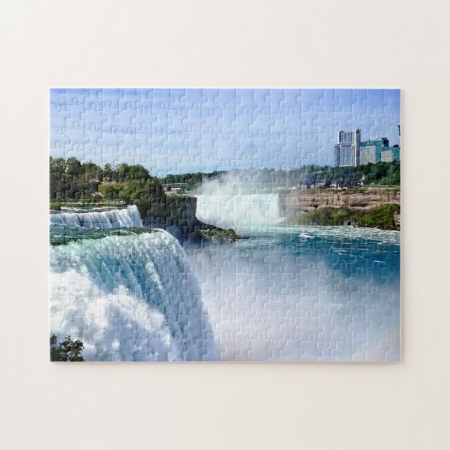 Niagara Falls NY - View From the American Side Jigsaw Puzzle (Horizontal)