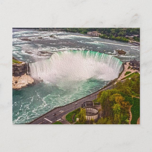 Niagara Falls on Canvas Post Card (Front)