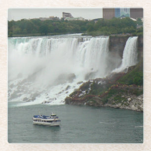 Niagara Falls on the Canadian Side Glass Coaster