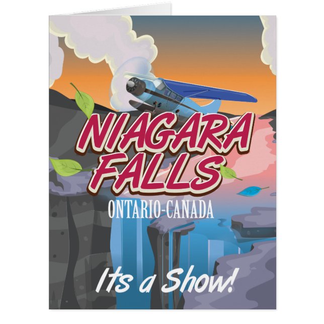 Niagara Falls Ontario Canada travel poster (Front)