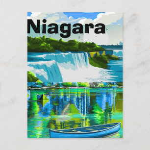 Niagara Falls Ontario Travel Postcard, Travel Wall Postcard