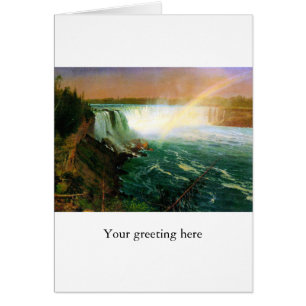 Niagara falls painting art artist Albert Bierstadt
