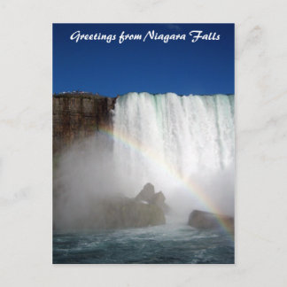 Niagara falls postcard