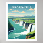 Niagara Falls Poster<br><div class="desc">Explore the beauty of Canada with our stunning collection of travel posters! Featuring iconic landmarks,  breathtaking landscapes,  and vibrant cities,  these posters capture the essence of Canada's diverse natural and cultural wonders. Perfect for travel enthusiasts or anyone looking to bring a touch of Canadian adventure into their home.</div>