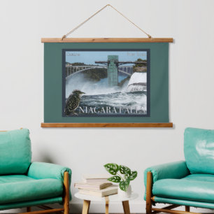 Niagara Falls Poster Hanging Tapestry