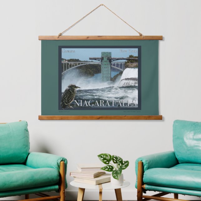 Niagara Falls Poster Hanging Tapestry (Living Room)
