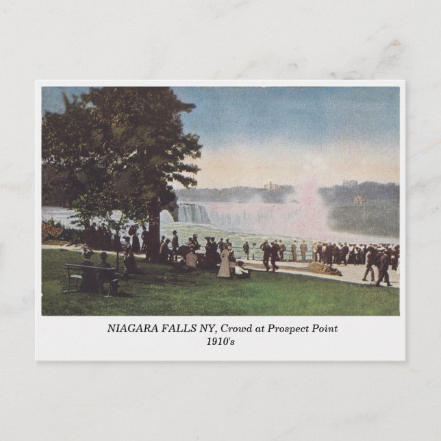 Niagara Falls Prospect Point Vintage 1910s View Postcard (Front)