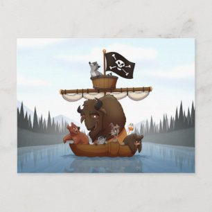 Niagara Falls Publicity Stunt Postcard