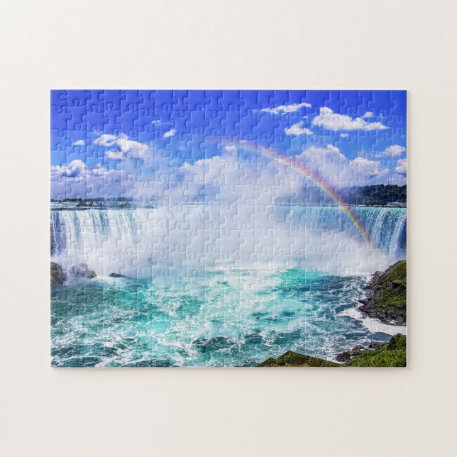 Niagara Falls Rainbow Jigsaw Puzzle (Horizontal)