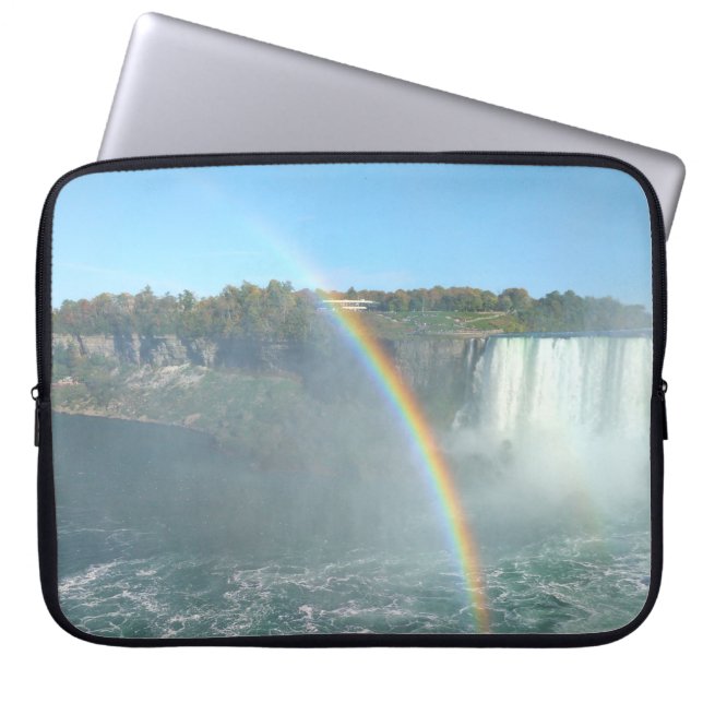 Niagara Falls Rainbow Laptop Sleeve (Front)