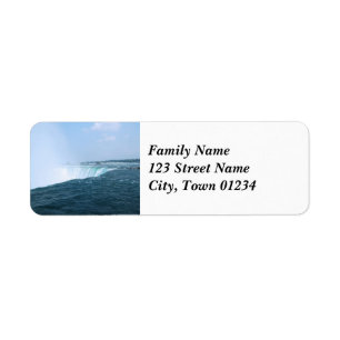 Niagara Falls Return Address Label