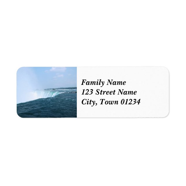 Niagara Falls Return Address Label (Front)
