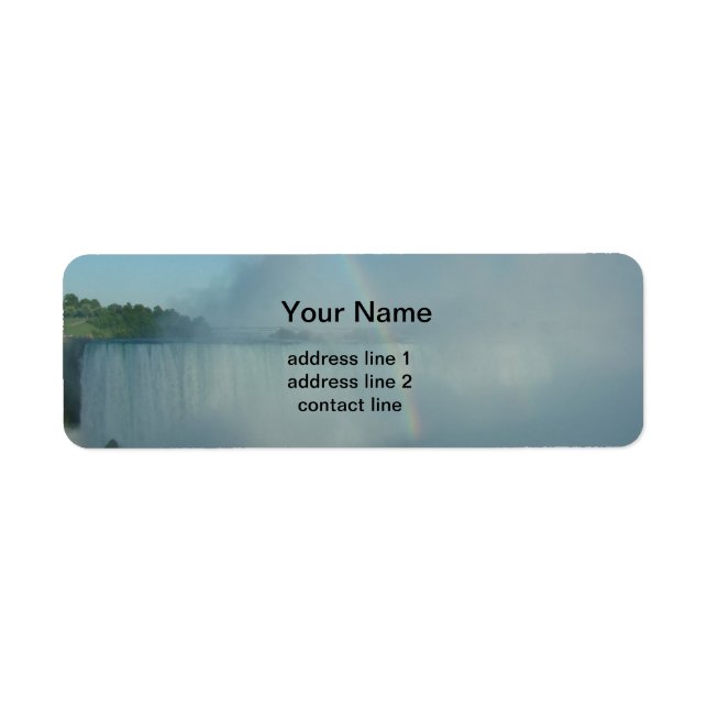 Niagara Falls Return Address Label (Front)