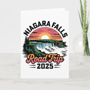 Niagara Falls Road Trip 2025 Family Trip Summer Va Card